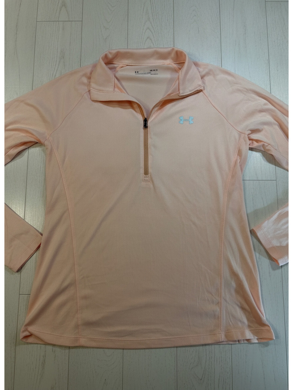 Under Armour Women's Loose Fit HeatGear 1/4 Zip Pullover Top Pink Large